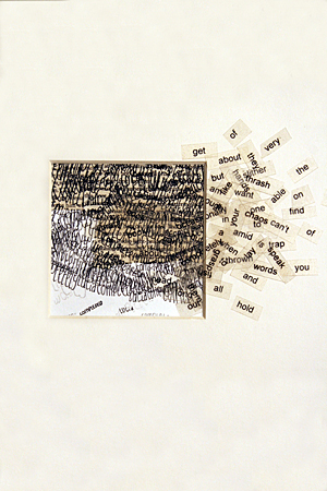 In my head . . . 3 (detail) (2009), multi media